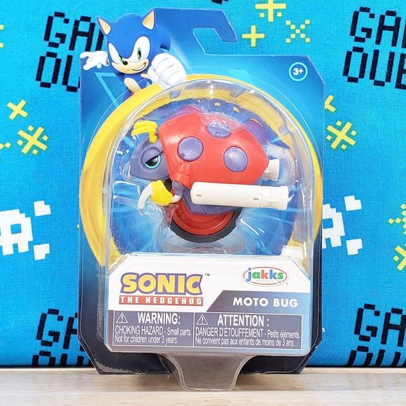 Jakks Pacific Sonic the Hedgehog MOTO BUG 2.5" GO SEGA Collectible Action Figure - Picture 1 of 9